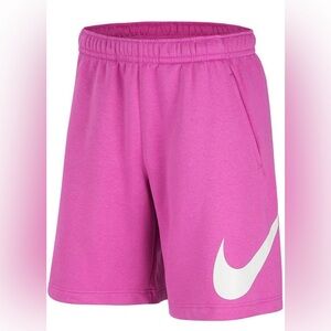 Nike Men's Sportswear Club Short Basketball Graphic Acitve Fuschia Size XL